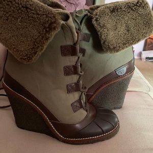 Tory Burch wedge boot
